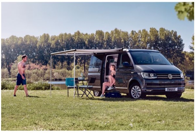 Thule Omnistor Markise 5102, 2,6 x 2 m, Gehäuse hellgrau, Mystic-Grau Thule Omnistor Markise 5102, 2,6 x 2 m, Gehäuse hellgrau, Mystic-Grau