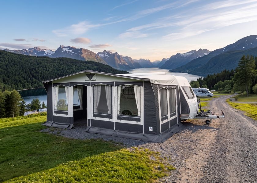 Dauerstandzelt Alaska Tiefe 240 cm