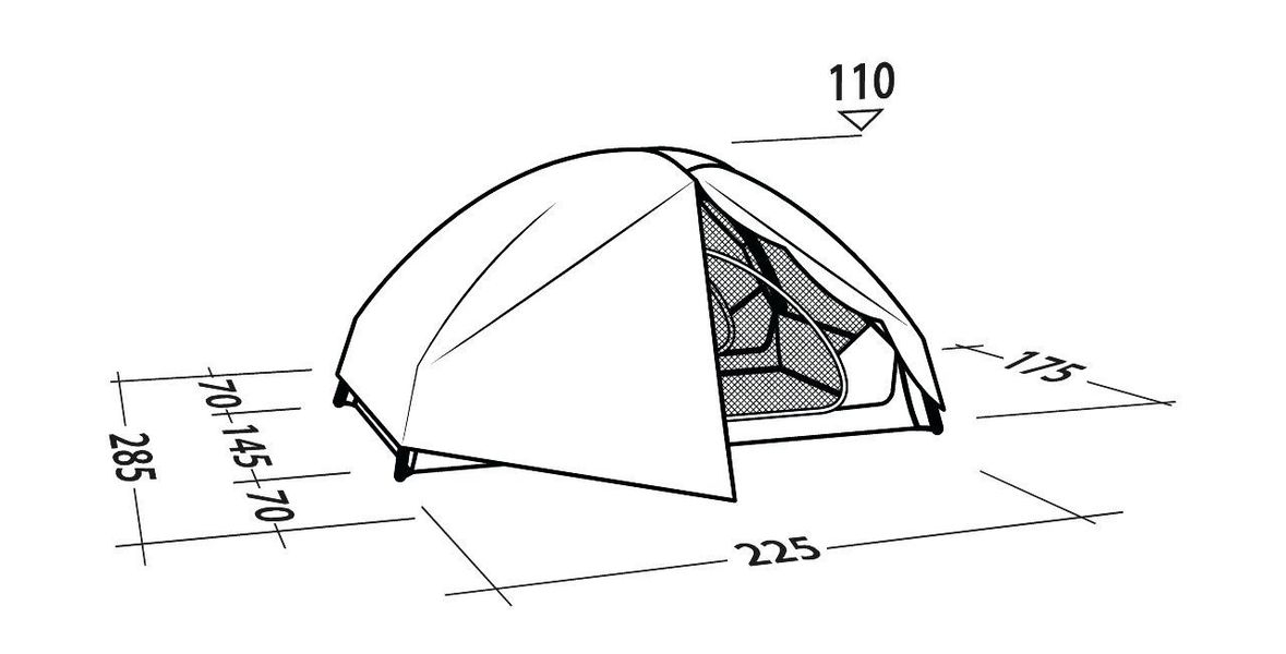 3 Personen Kuppelzelt Seeker 3