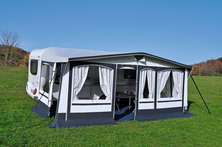 Dauerstandzelt Finnland Plus Gr. 4 Uml. 806-840 cm Tiefe 280 cm