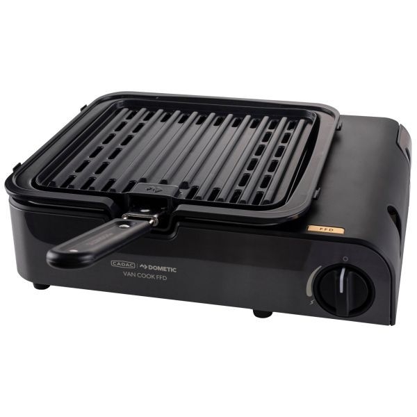 Kartuschenkocher Van Cook FFD BBQ Plate mit Zündsicherung