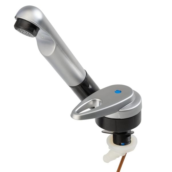 Wasserhahn Keramik Mono chrom matt/schwarz