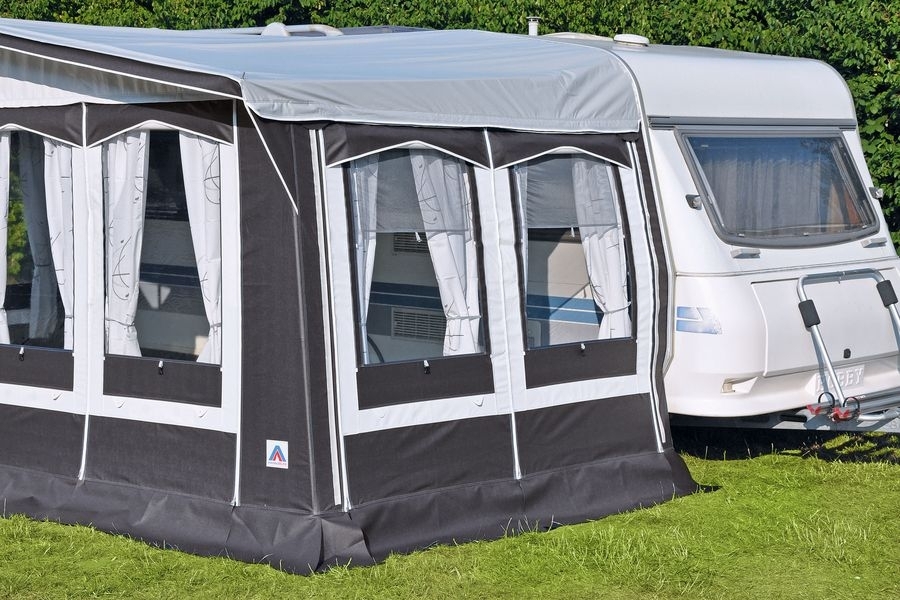 Dauerstandzelt Grönland Plus Gr. 13  Uml. 1121-1155 cm Tiefe 280 cm