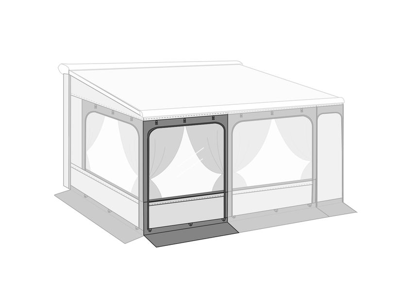 Frontwanderweiterung für Privacy Room 200 cm