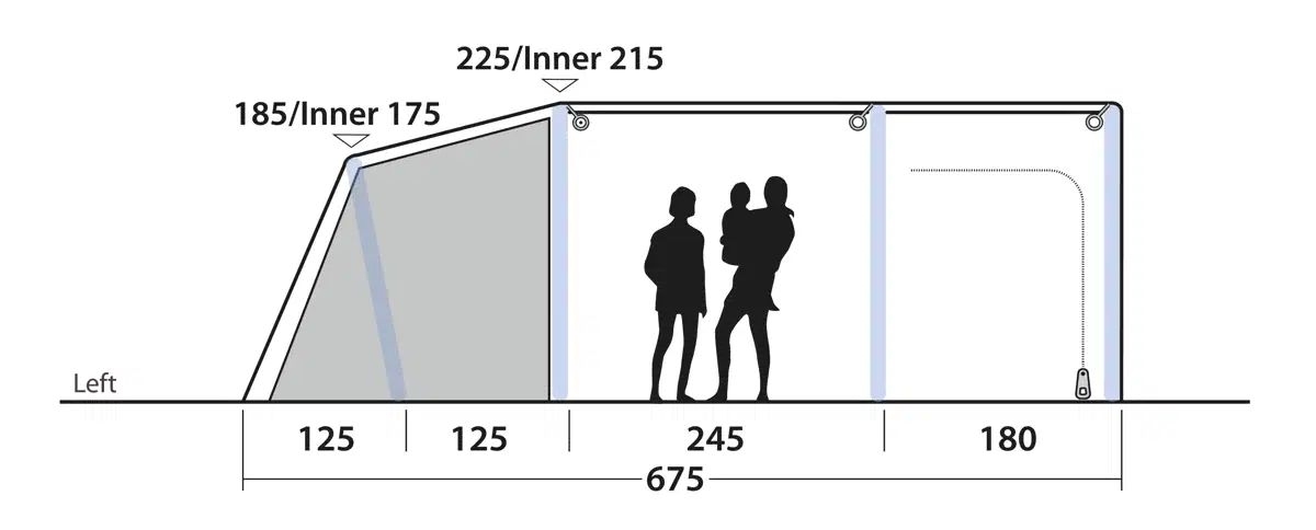 6 Personen Tunnelzelt Iowa 6 Air