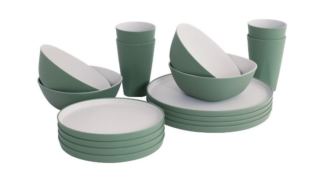 Gala Geschirrr-Set 4 Personen Shadow Green