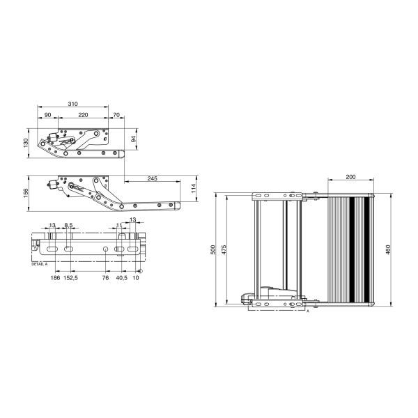 Trittstufe Single Step compact 12V 500