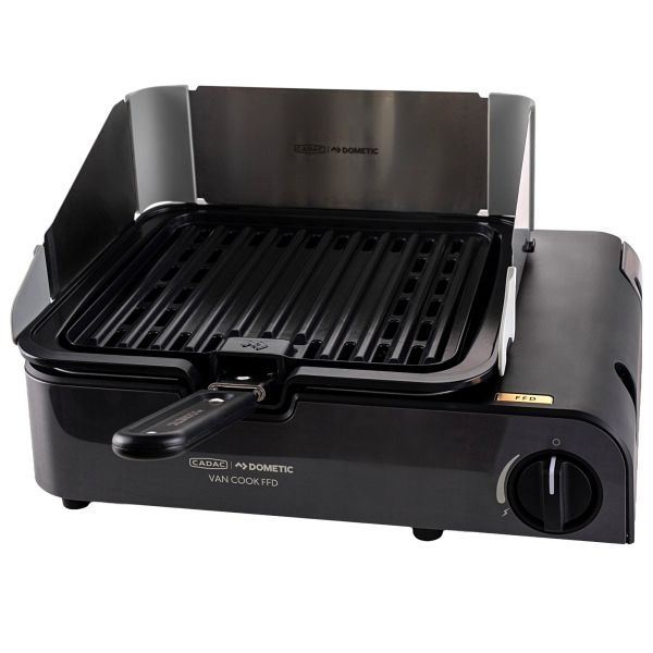 Kartuschenkocher Van Cook FFD BBQ Plate mit Zündsicherung