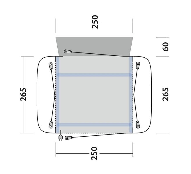 Busvorzelt Cross PowerAir