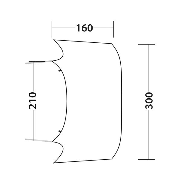 Wakefield M Tent Connector