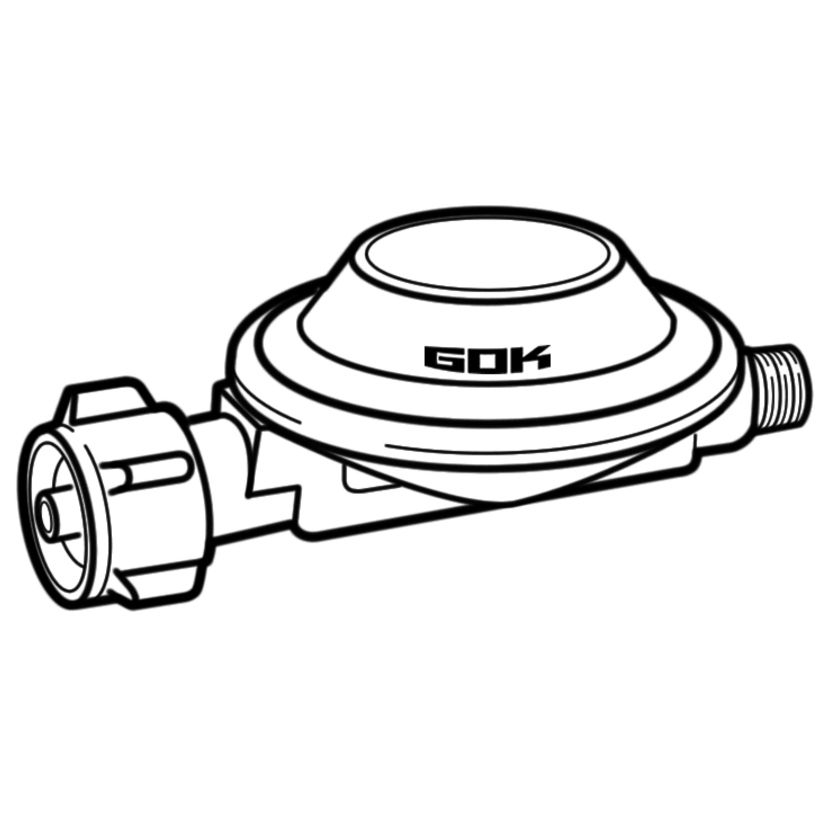 GOK Druckregler Standard 50 mbar