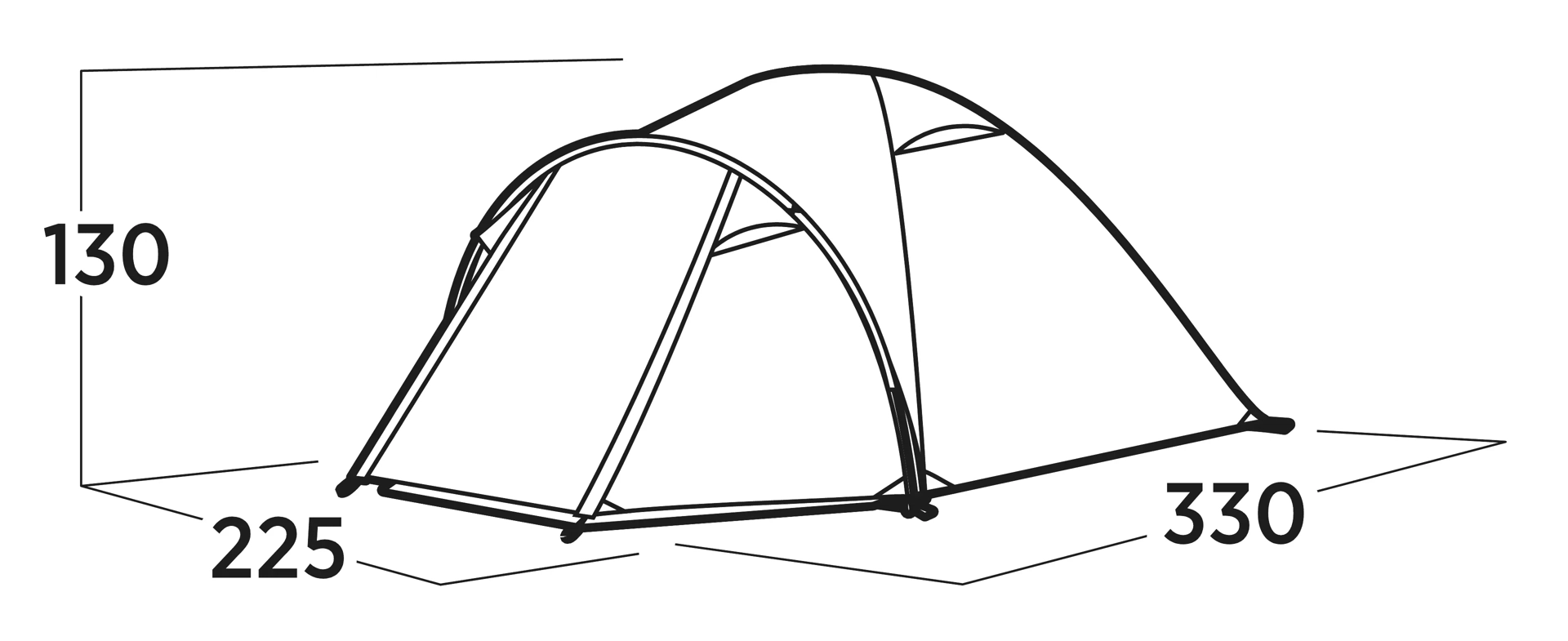 4 Personen Kuppelzelt Setesdal 4 Ausstellungsstück