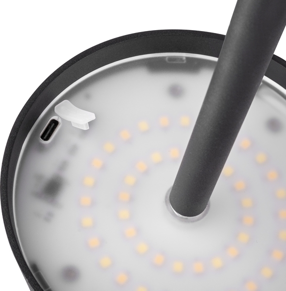 wiederaufladbare Tischlampe Lucien braun