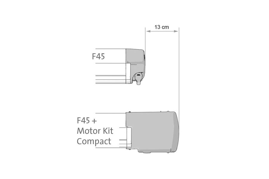 Motor Kit Compact F45s – Nachrüstmotor 12 V Titanium