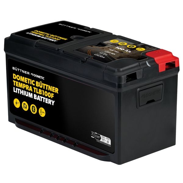 Büttner Dometic Lithium Batterie Tempra F mit Heizung 100 Ah
