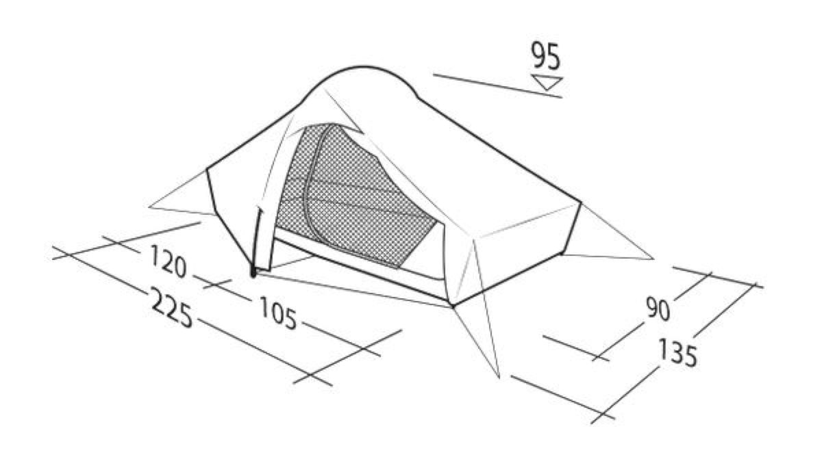 1 Personen leichgewicht Tunnelzelt Chaser 1 LW 1 Personen leichgewicht Tunnelzelt Chaser 1 LW