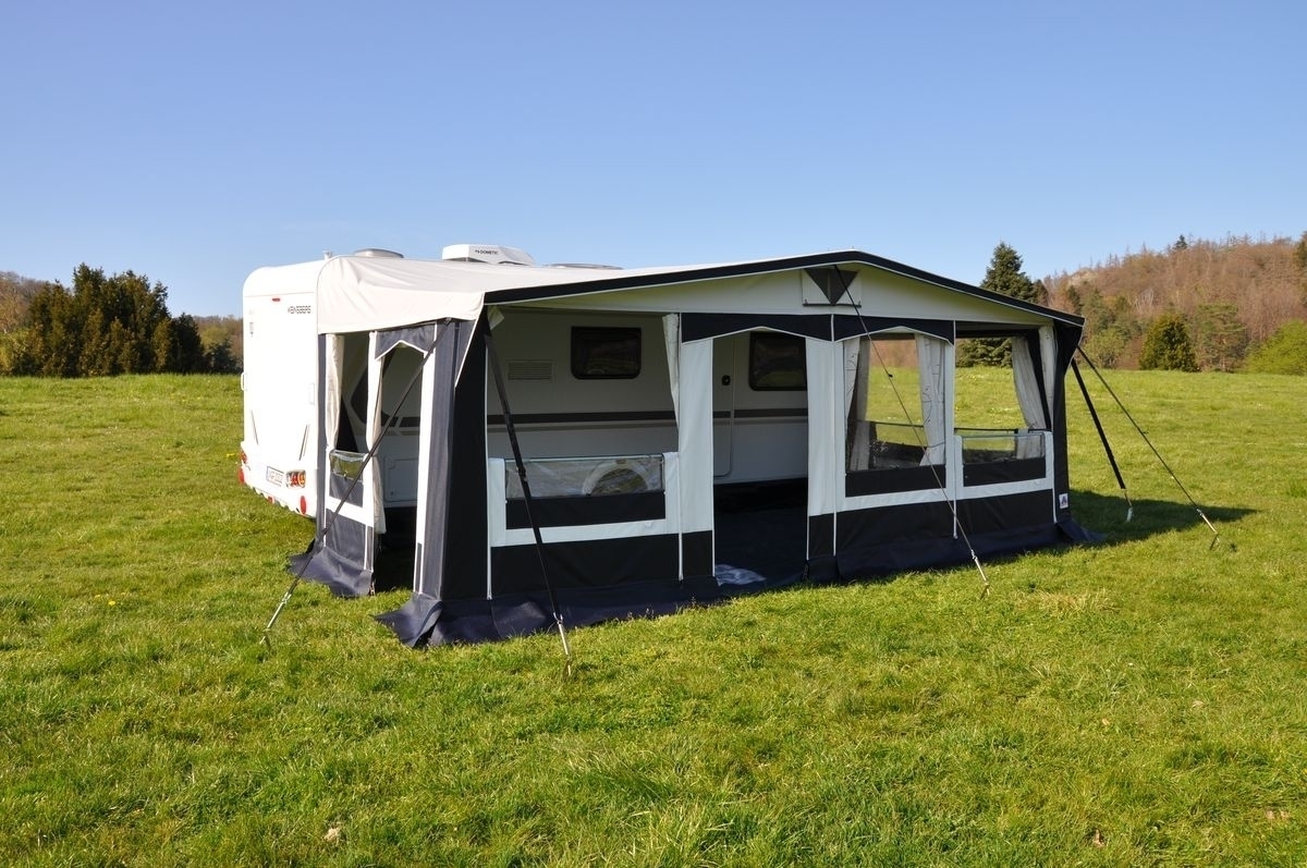 Dauerstandzelt Island Plus Gr. 5 Uml. 841-875 cm Tiefe 280 cm