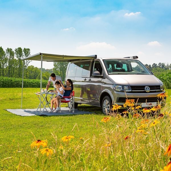 Fiamma Markise F45S 260 schwarz VW T5/T6 Multivan mit C-Schiene