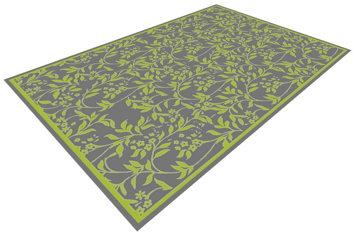 Teppich 200x180cm dunkelgrau-grün