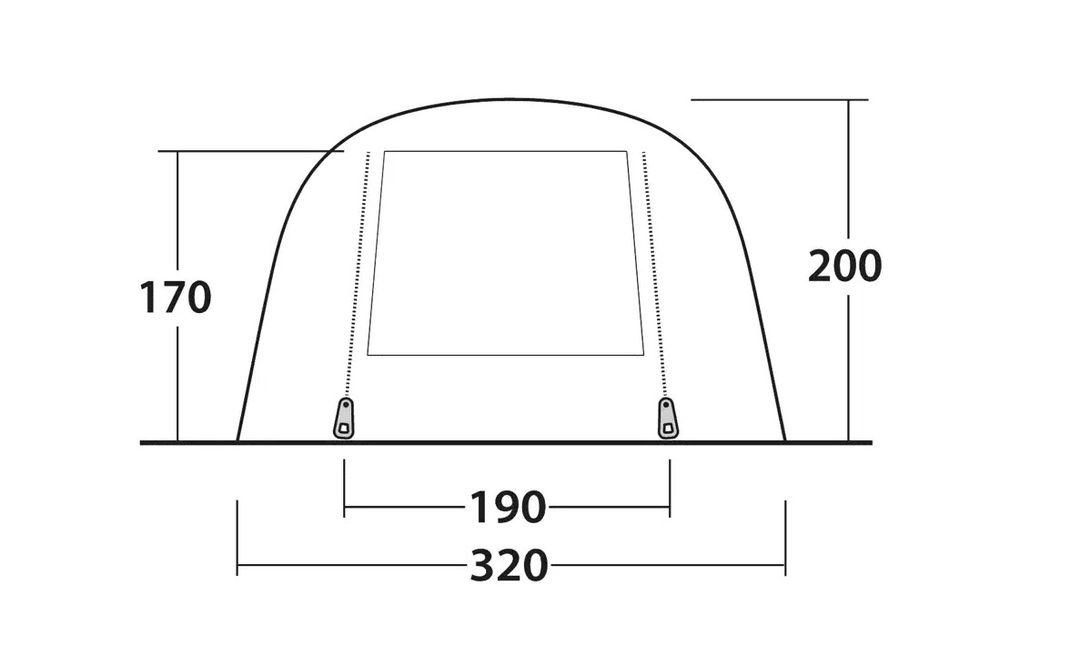 5 Personen Tunnelzelt Hornet 5 Spring Collection 2026