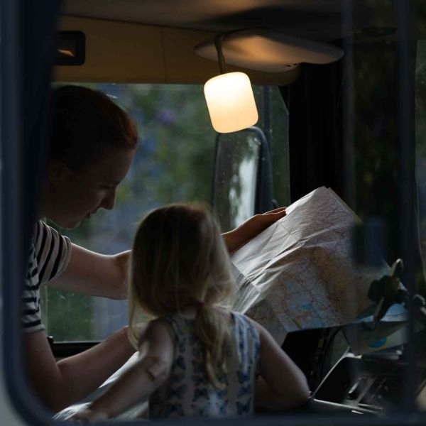 wiederaufladbare Leuchte Floppy – flexible Campinglaterne mit Silikongriff