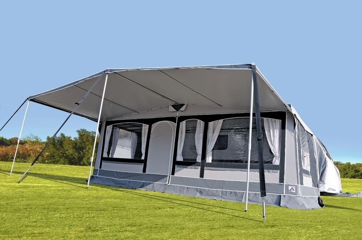 Hahn Zelte PVC Sonnendach Paris Plus Gr. 8, Uml. 946-980 cm, mit Adapter für 32 mm Gestänge