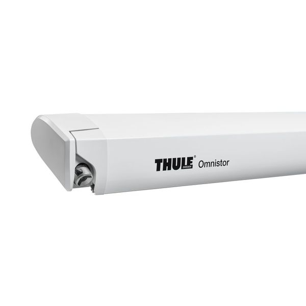 Thule Omnistor-Markise 6300, 5 x 2,5 m, Gehäuse weiß, Saphir-Blau