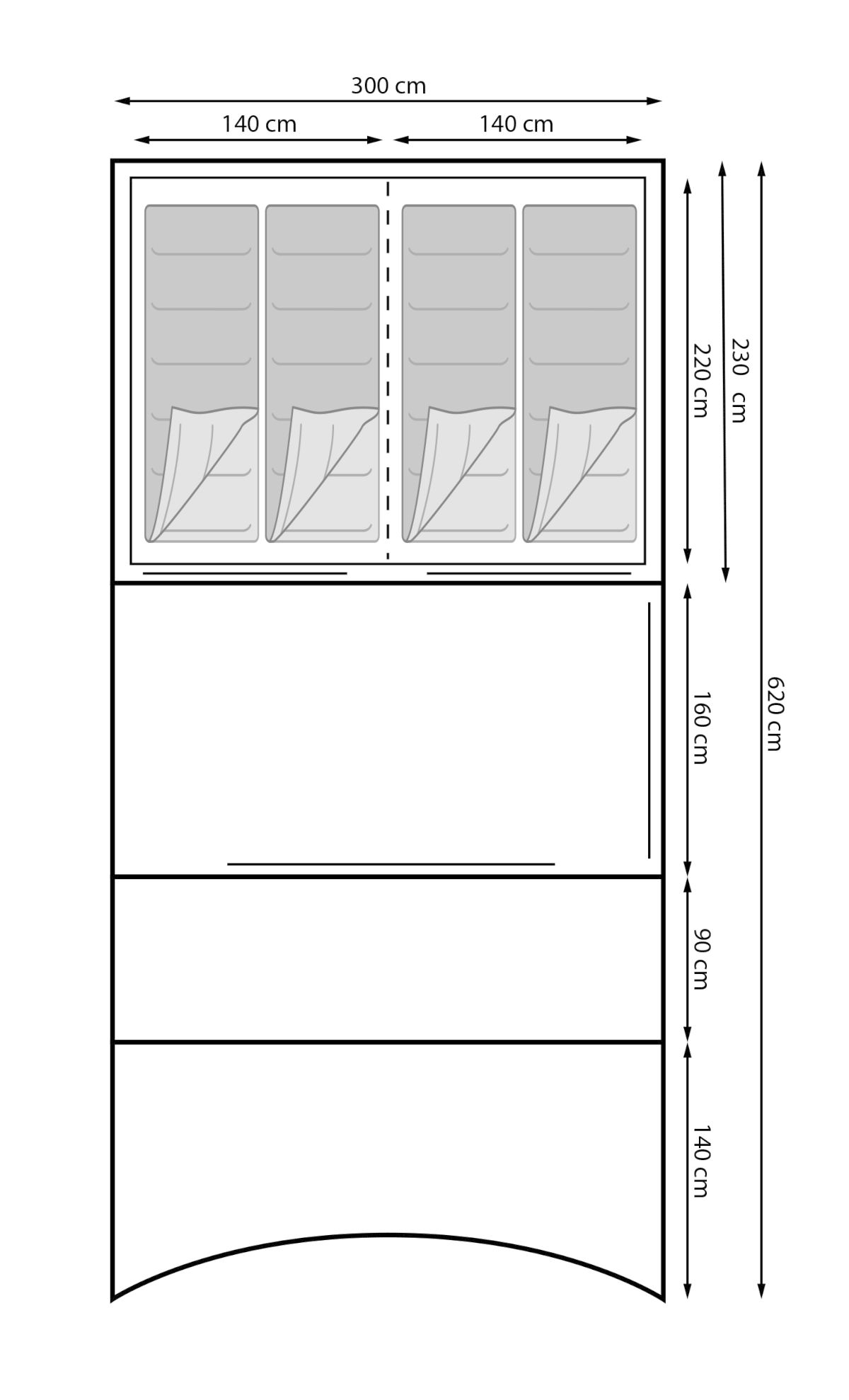 4 Personen Tunnelzelt Georgia BTC