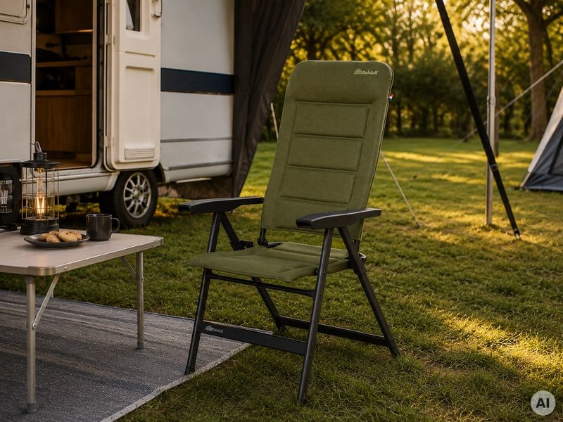 Campingstuhl Brillante 3D Mesh schwarz/olive
