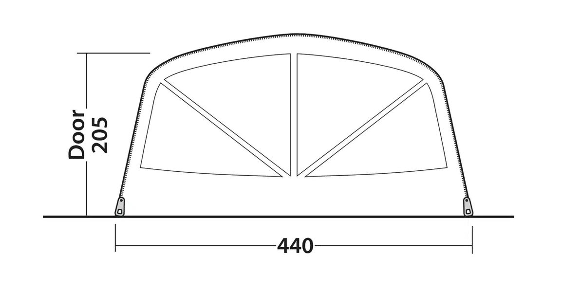 7 Personen Tunnelzelt Charleston 7 Air TC 7 Personen Tunnelzelt Charleston 7 Air TC