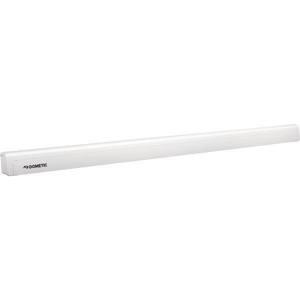 Wandmarkise PW 1100 450x250cm Gehäusefarbe weiß Tuchfarbe grau