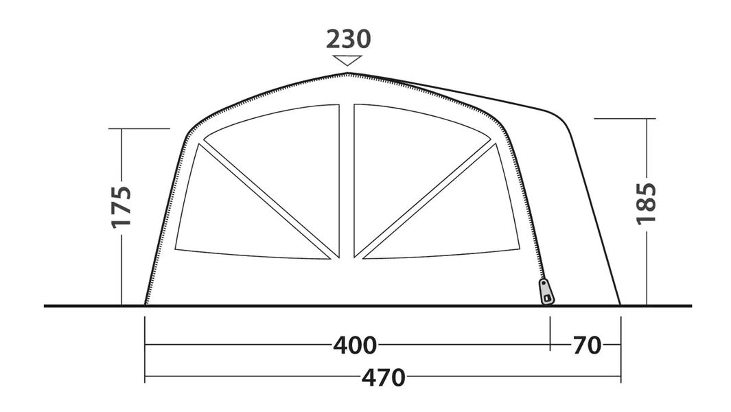 7 Personen Tunnelzelt Vermont 7 Air 7 Personen Tunnelzelt Vermont 7 Air