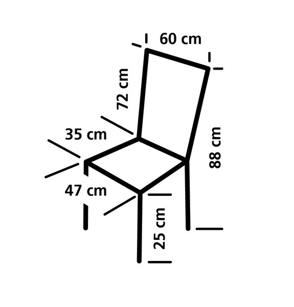 Strandstuhl Marbella, anthrazit