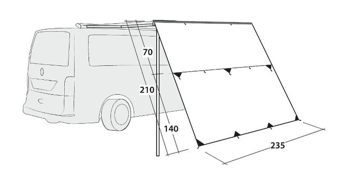 Sonnensegel Hillcrest Tarp