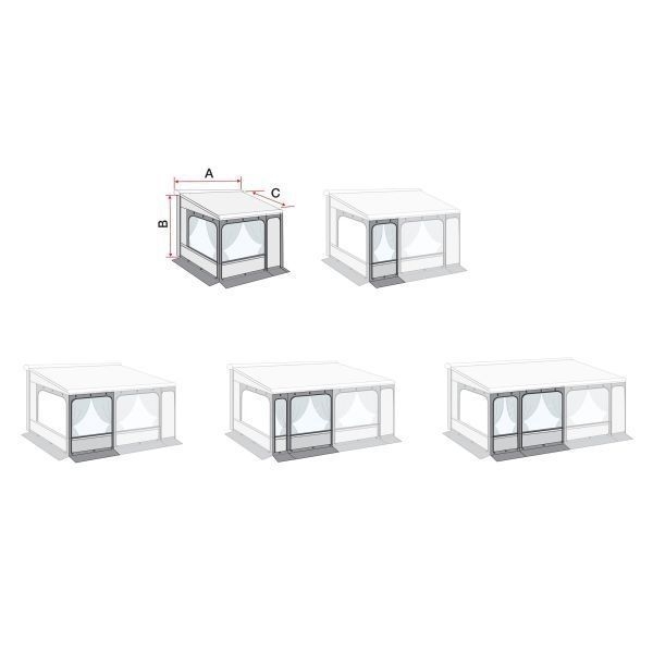 Markisenzelt Privacy Room F80 Auszug 300 cm XXL