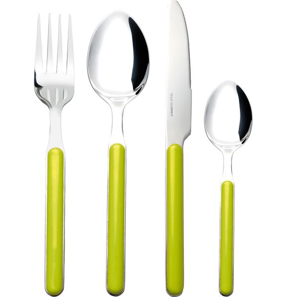 Besteck-Set Delice grün 16-teiliges