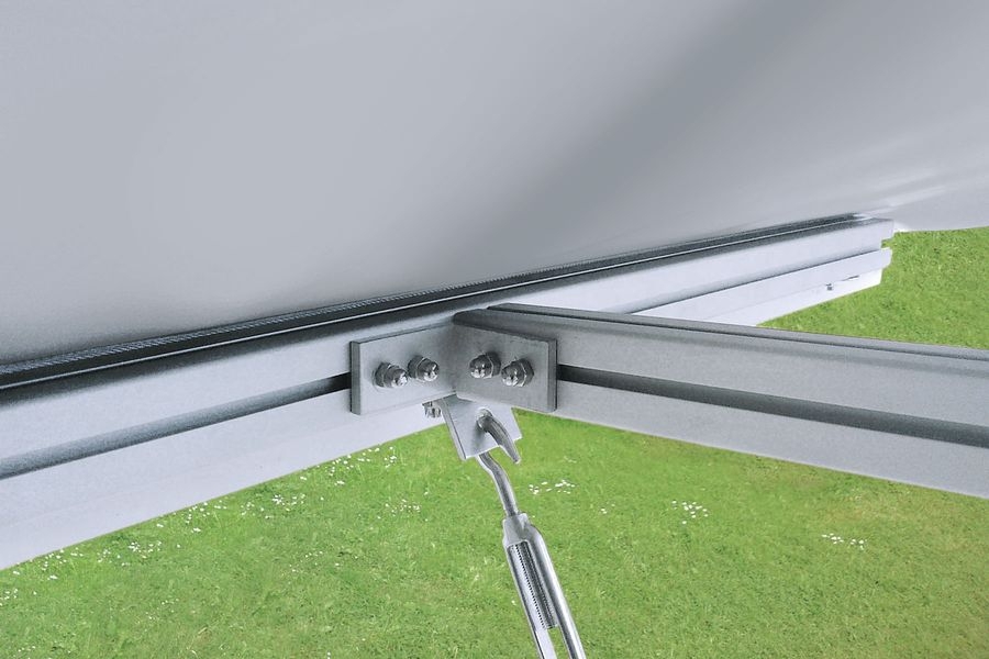 Wohnwagen Schutzdach Sölden Double Größe 1 Preisgruppe 350-390cm Breite 548 cm