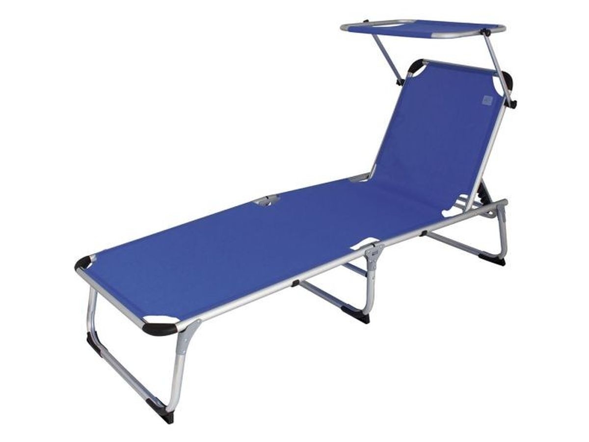 Pebble Beach Strandliege mit Sonnendach