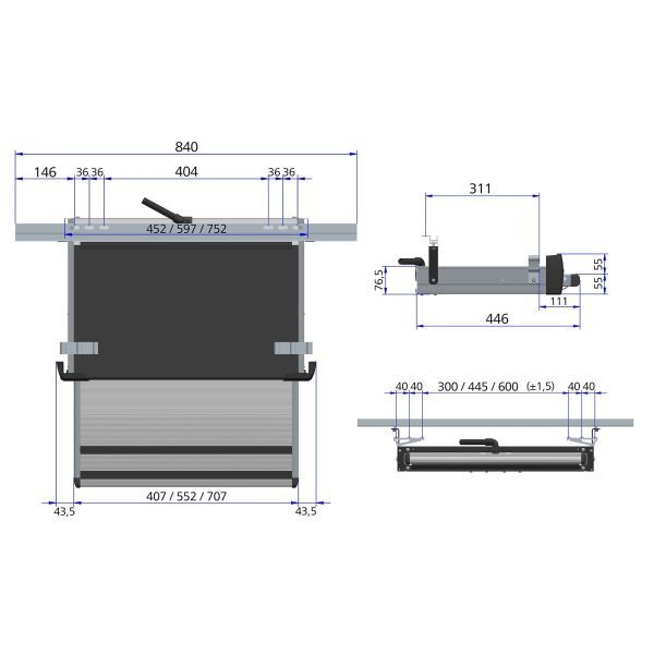 Trittstufe Slide-Out Step G2 12V Ducato