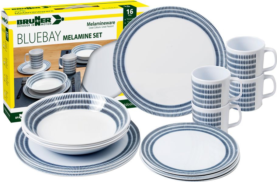 Geschirr-Set Bluebay 16-telig