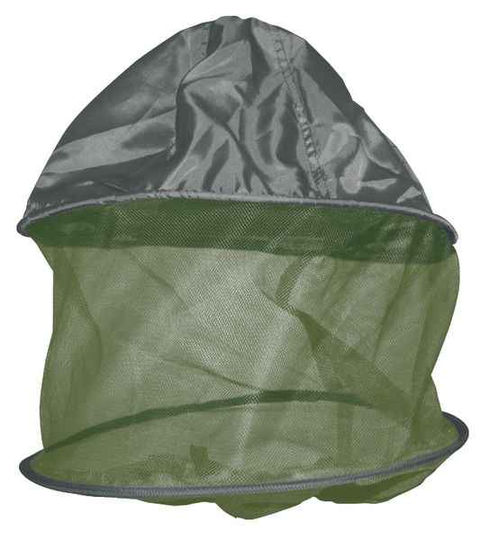 Kopf-Mückennetz mit Gummiring Grün