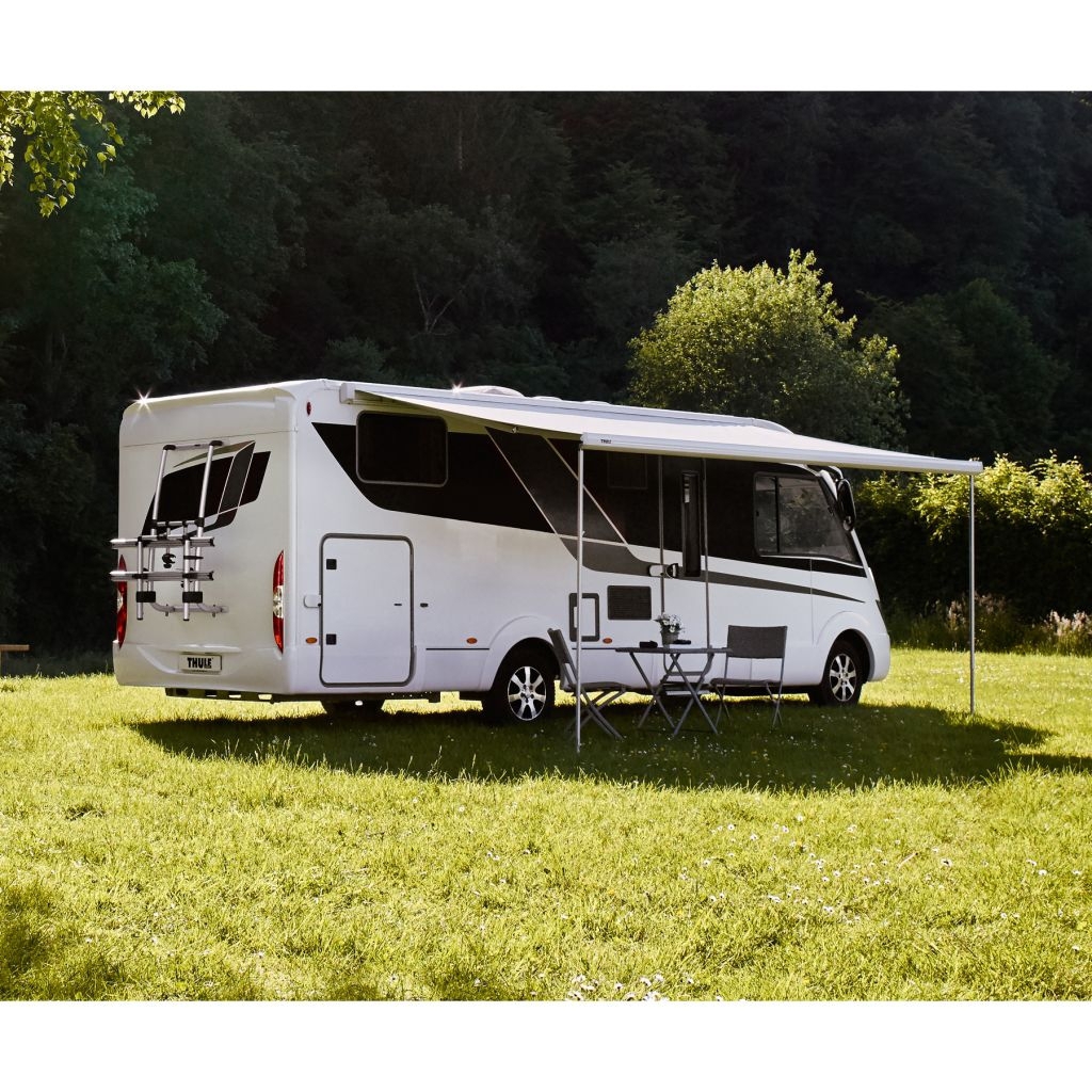 Markise 5200 450x250cm Anthrazit/Mystic-Grey II. Wahl