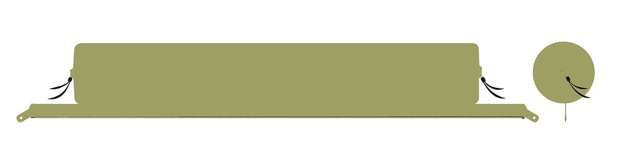 Verbindbare Kissenrolle "Zip-XL Lounger"