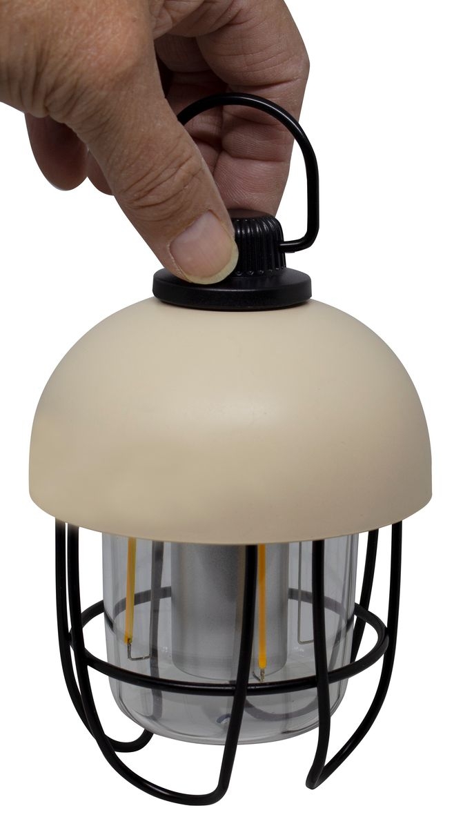 wiederaufladbare Tischlampe Tivo creme