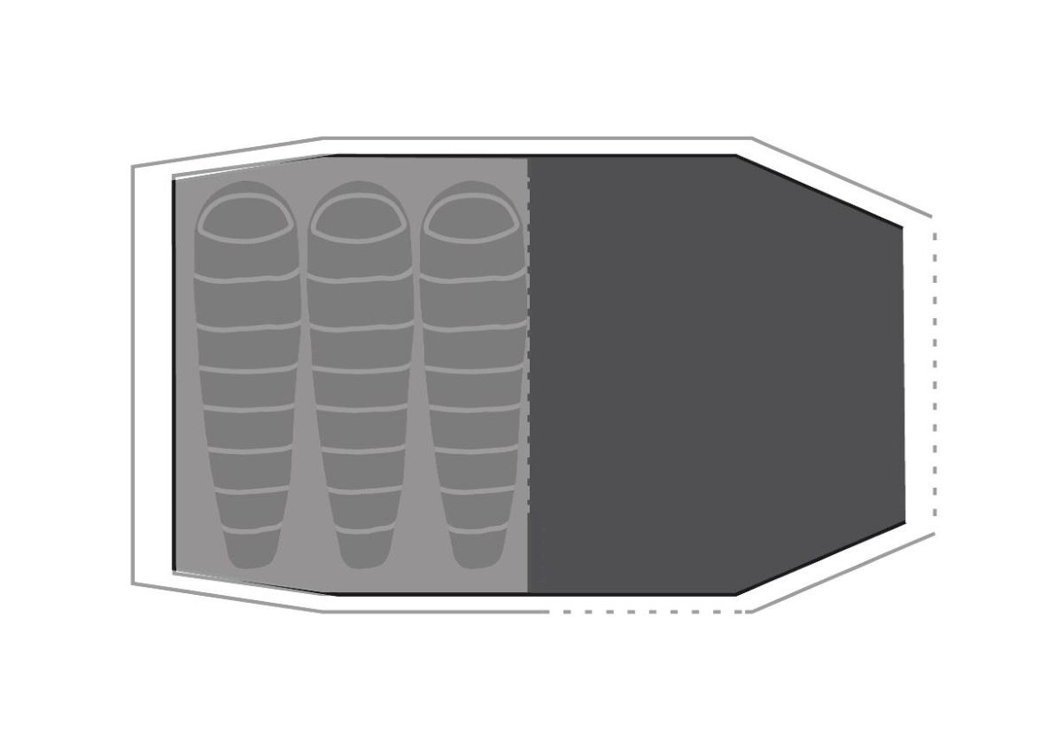 Unterlage Aspis für Zelt Cima Versa 3