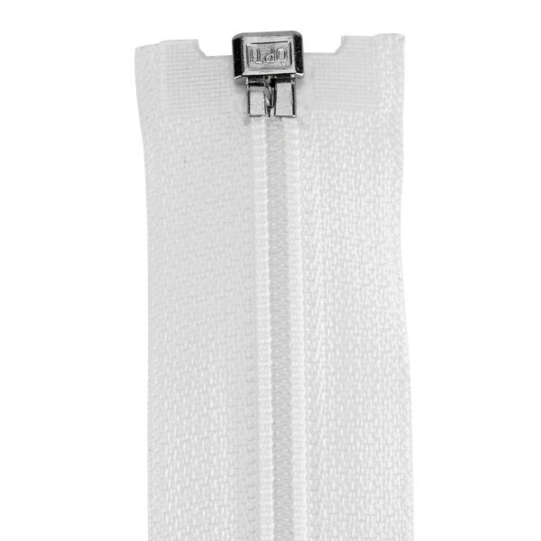 Reißverschluss für Zelte weiß, 240 cm, Doppelschieber