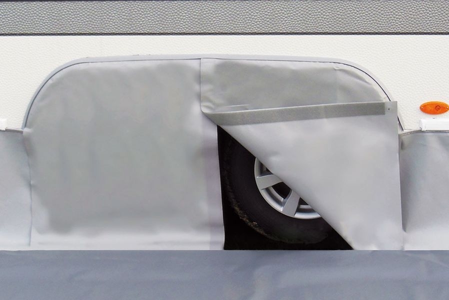 Hindermann Radkastenabdeckung für Knaus 1-Achs-Wohnwagen Sport/Südwind ab Baujahr 2017