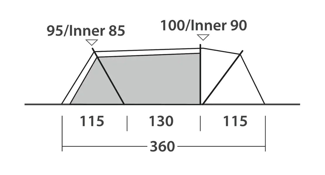2 Personen Pop-up Zelt Nexion 2 Ocean 2 Personen Pop-up Zelt Nexion 2 Ocean
