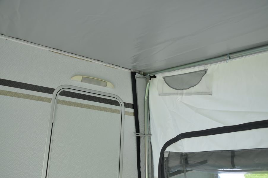 Dauerstand Teilzelt Friesland 400x240cm Einzug links