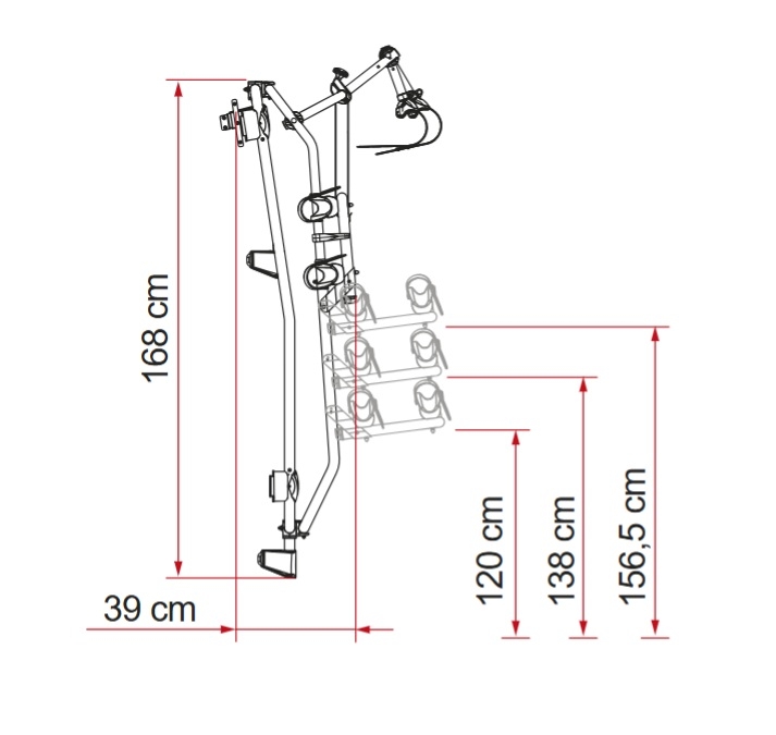 Carry-Bike Frame VW Crafter / MAN TGE